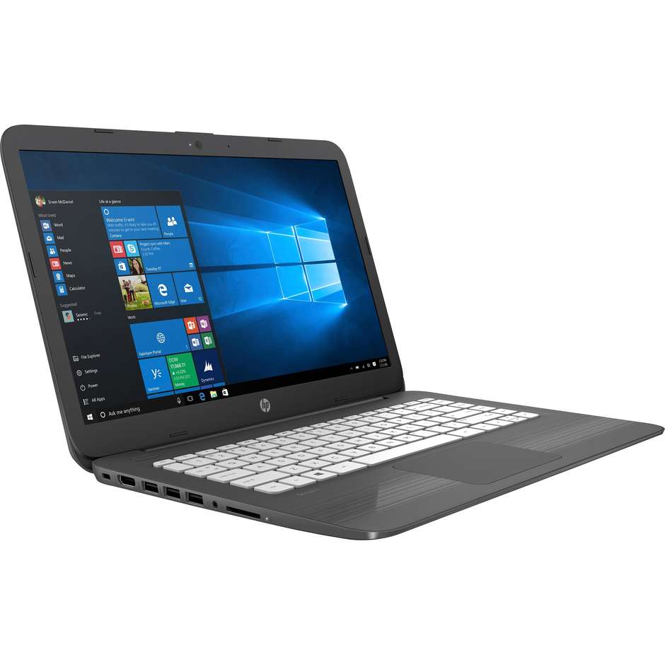 HP Stream 14-cb025nl Notebook 14" Intel Celeron N3060 Ram 4 GB memoria 64 GB Windows 10 Home