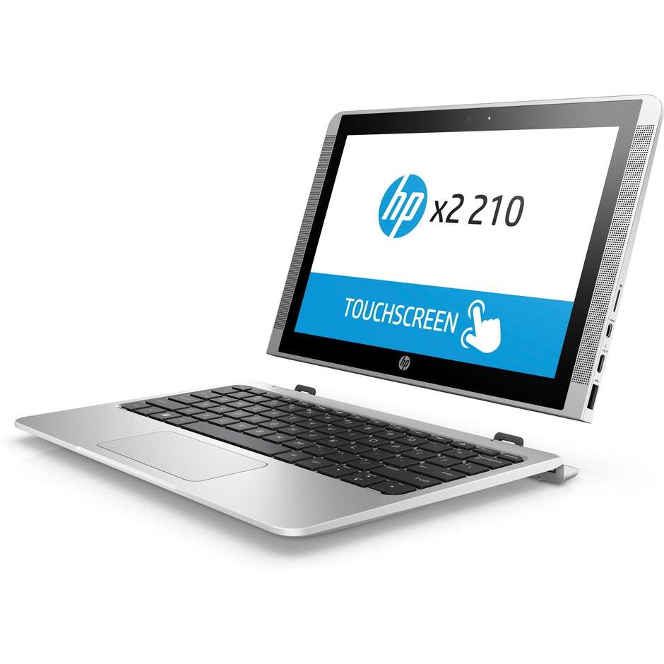 HP x2 210 G2 Notebook 10.1" Touch Screen Intel Atom x5-Z8350 Ram 4 GB eMMC 64 GB Windows 10 Professional