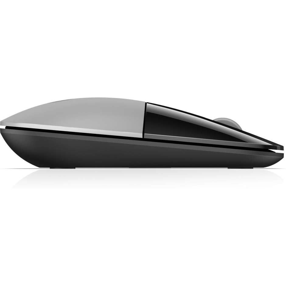 HP Z3700 (X7Q44AA) Mouse Wireless Ultrasottile Ottico Luce Blu 1200 DPI Nero