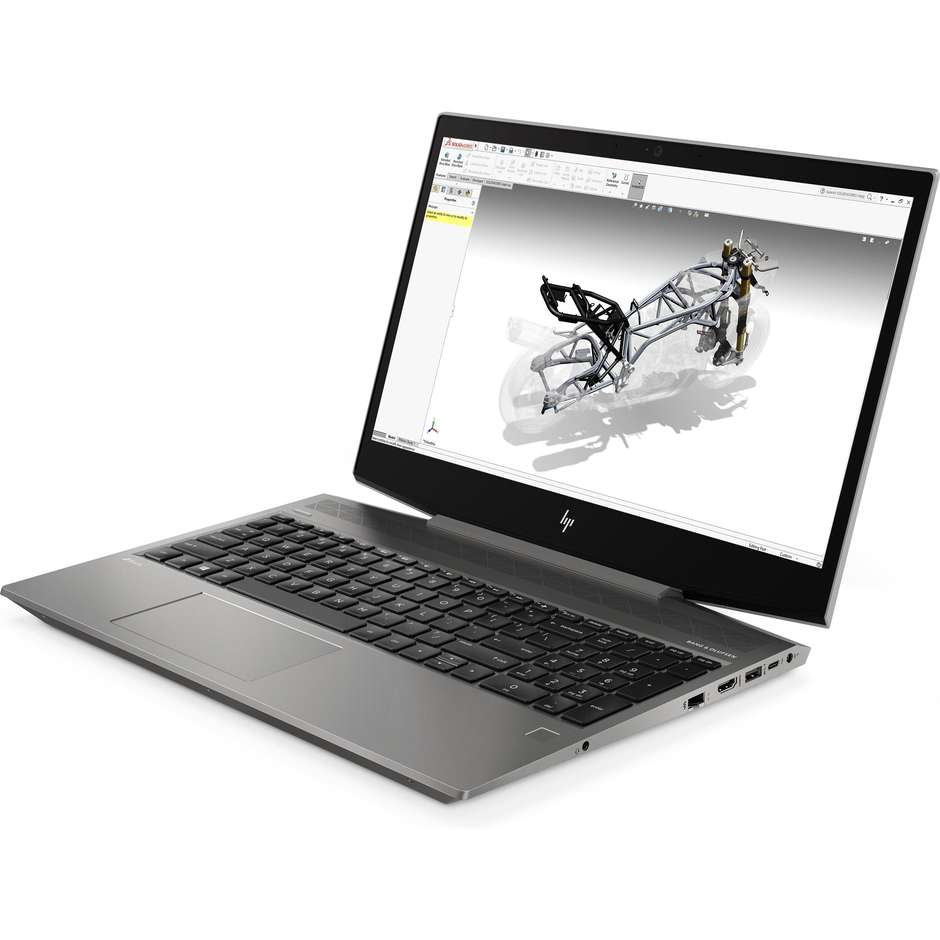 HP Zbook 15v G5 Notebook 15.6" Intel Core i7-8750H Ram 16 GB SSD 512 GB Windows 10 Pro