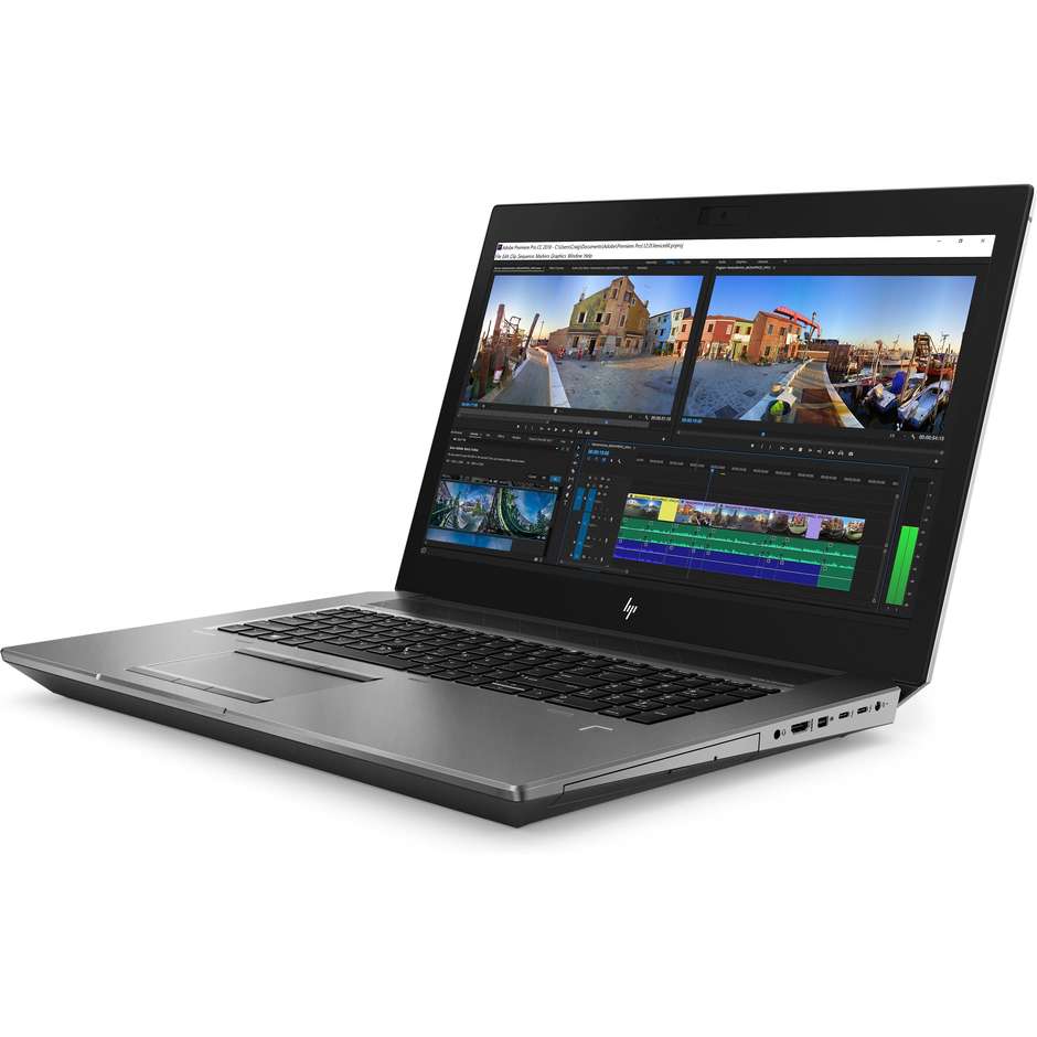 HP Zbook 17 G5 Notebook 17.3" Intel Core i7-8750H Ram 8 GB SSD 512 GB Windows 10 Pro