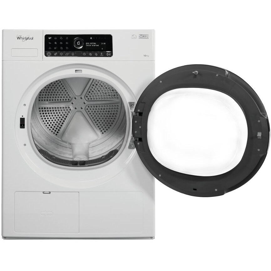HSCX 10441 Whirlpool asciugatrice a condensazione con pompa di calore 10 Kg classe A++ bianco