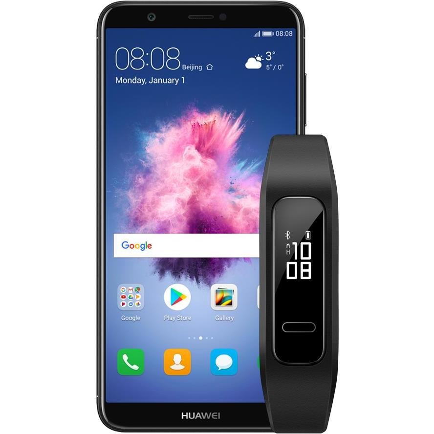 Huawei 775769 P Smart smartphone TIM 5.65" Full HD Memoria 32 GB colore nero + Band 3e fitness band