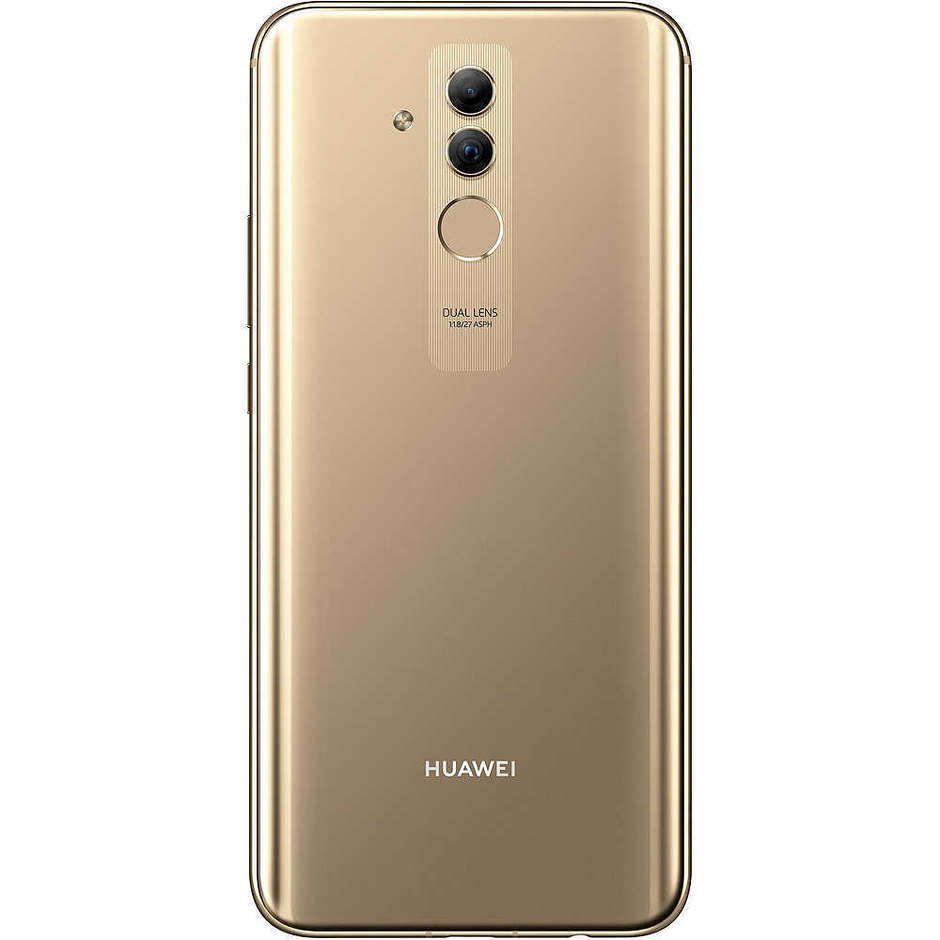 Huawei Mate 20 Lite Smartphone 6,3" memoria 64 GB Ram 4 GB Doppia Fotocamera Android colore Oro