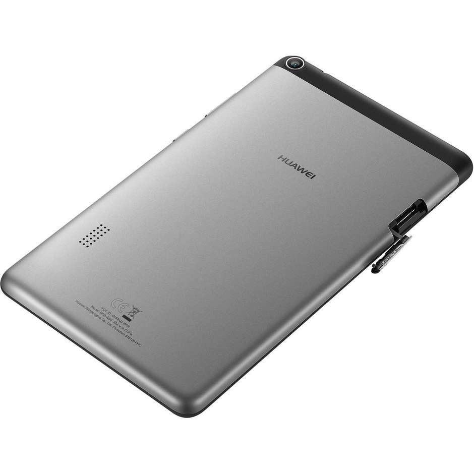 Huawei MediaPad T3 7 Tablet 7" memoria 8 GB Ram 1 GB Wifi 3G colore Nero,Grigio