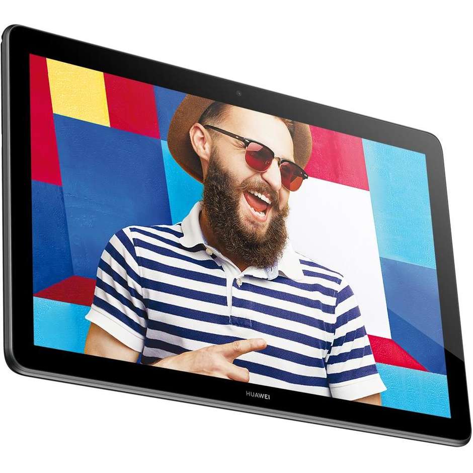 Huawei MediaPad T5 10 Tablet 10,1" Full HD Ram 4 GB Memoria 64 GB LTE Wifi 5 Android 8.0 colore nero