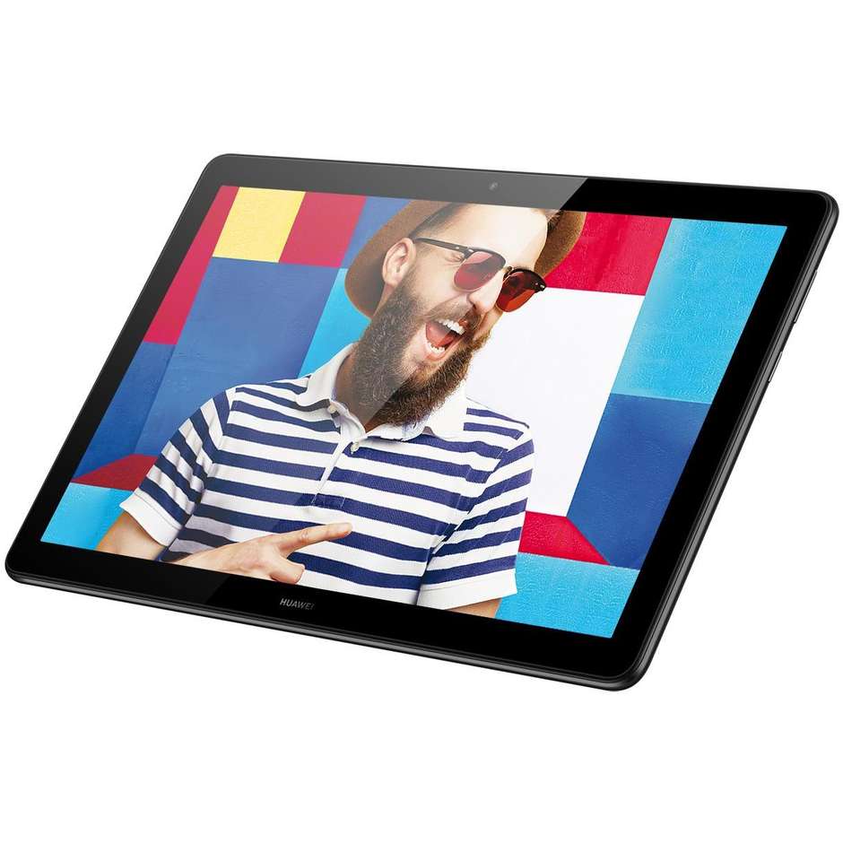 Huawei MediaPad T5 10 Tablet 10" memroia 64 GB Ram 4 GB Wifi Android colore nero