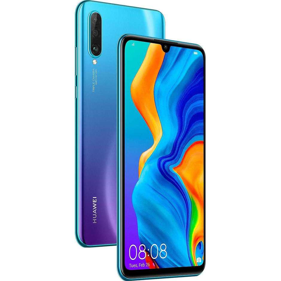 Huawei P30 Lite TIM Smartphone 6,15" FHD+ Dual Sim Memoria 128 GB EMUI 9.1 colore Peacock Blue