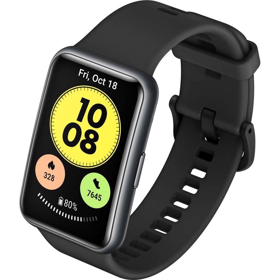 Huawei WATCH FIT Fitness Band 1,64" AMOLED Monitoraggio Ossigeno NFC Cardio GPS Bluetooth colore Graphite