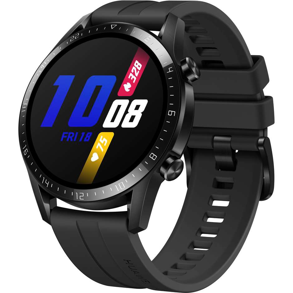 Huawei Watch GT 2 Smartwatch 46 mm 1,39"Amoled GPS Bluetooth cardiofrequenzimetro colore nero