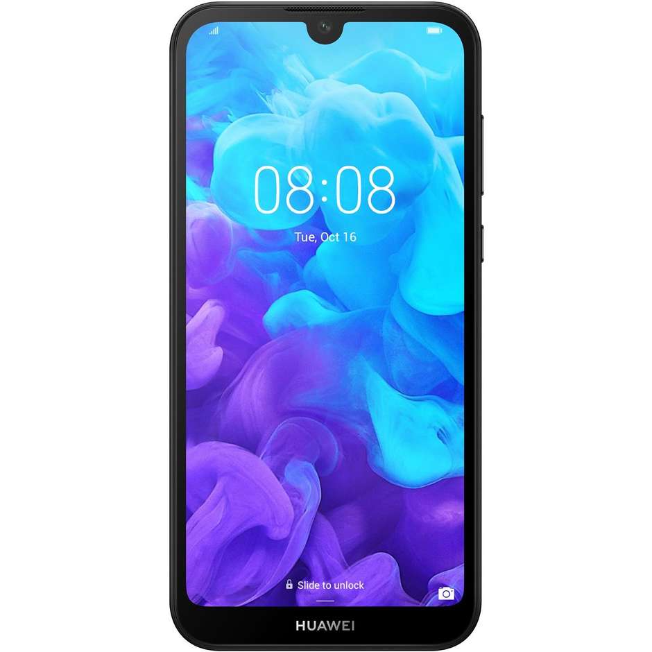 Huawei Y5 2019 Smartphone 5,8" Ram 2 GB Memoria 16 GB Dual Sim Android colore Nero