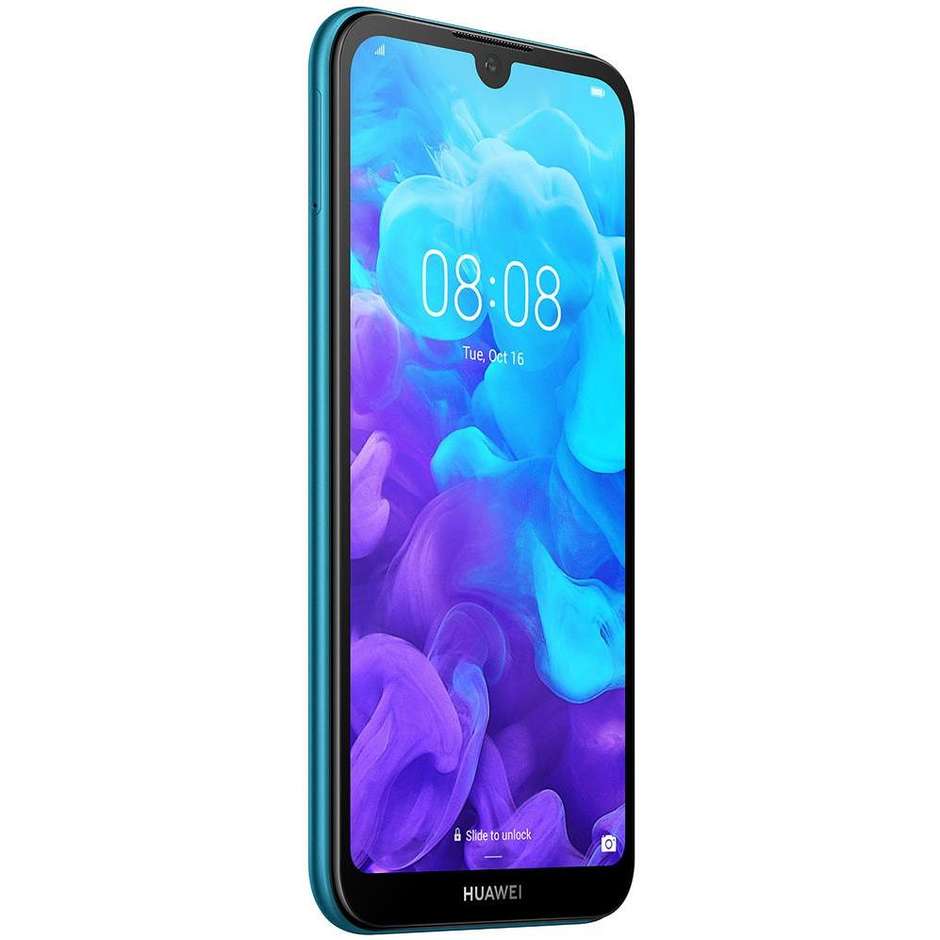 Huawei Y5 2019 Smartphone Dual Sim 5,8" memoria 16 GB Ram 2 GB Android colore Sapphire Blu