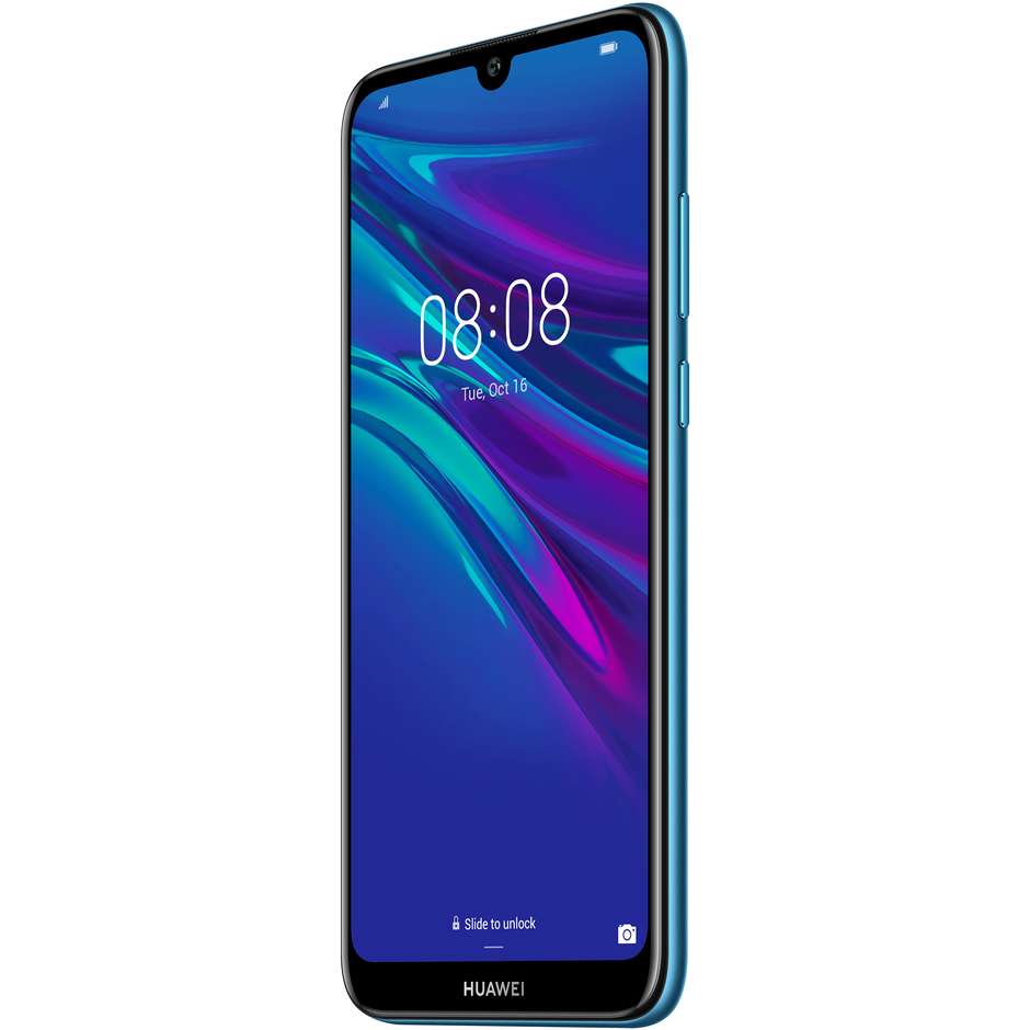 Huawei Y6 2019 Vodafone Smartphone Dual Sim 6" memoria 32 GB Ram 2 GB Android colore Blu