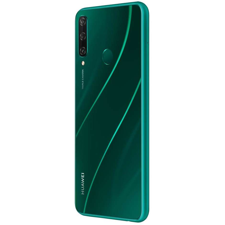 Huawei Y6p Smartphone 6,3" Ram 3 GB Memoria 64 GB EMUI 10.1 colore Emerald Green