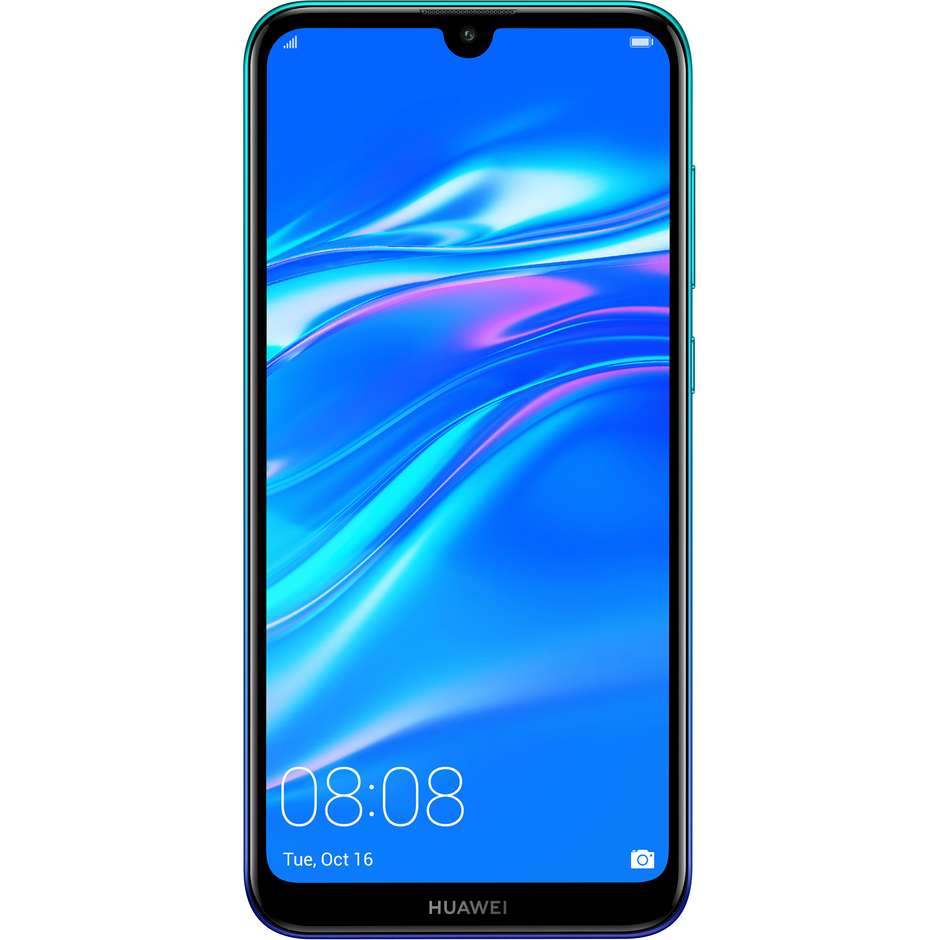 Huawei Y7 2019 Smartphone Dual Sim 6,26" memoria 32 GB Android colore Blu