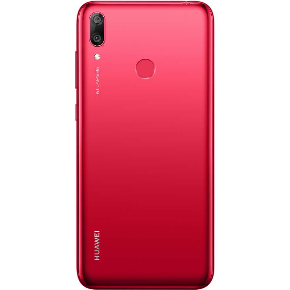 Huawei Y7 2019 Smartphone Dual Sim 6,26" memoria 32 GB Android colore Rosso