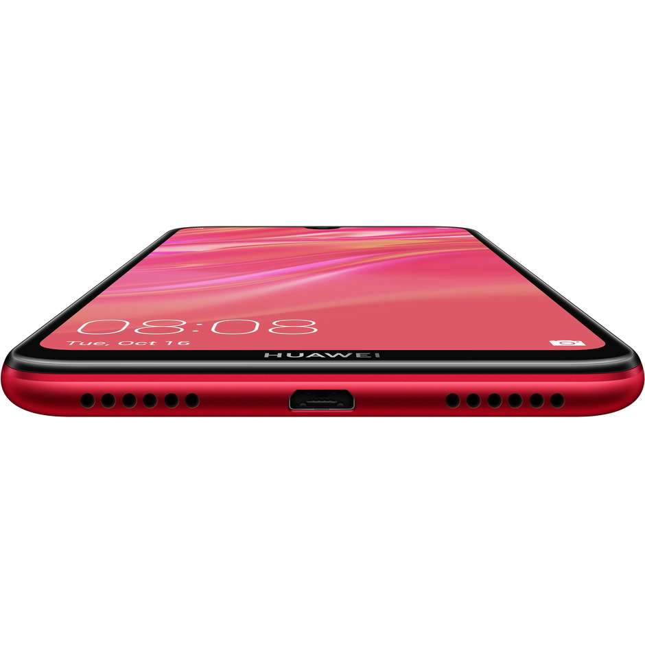 Huawei Y7 2019 Smartphone Dual Sim 6,26" memoria 32 GB Android colore Rosso