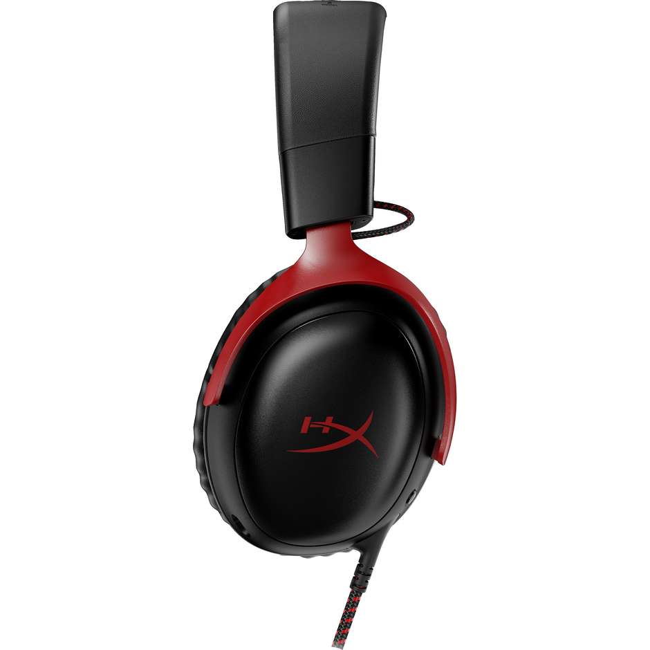HyperX Cloud III Cuffie gaming 53 mm jack 3,5 mm USB-C DTS Headphone:X nere e rosse