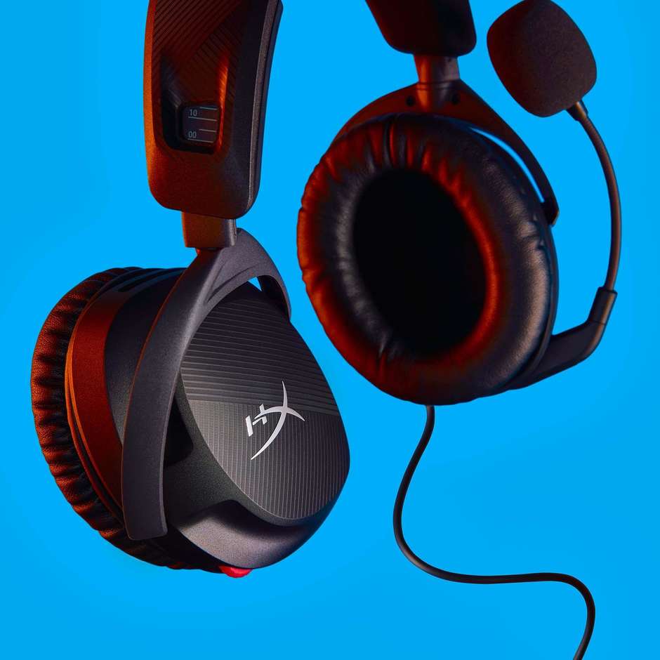 HyperX Cloud Stinger 2 (519T1AA) Cuffie Gaming Cablate Over-Ear DTS Spatial Audio Driver 50mm Nero