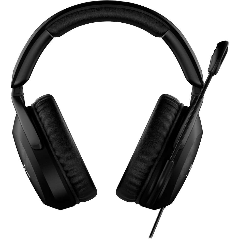 HyperX Cloud Stinger 2 Cuffie Gaming Cablate con Driver da 50mm DTS Spatial Audio Microfono Swivel-to-Mute Jack 3.5mm Nero (519T1AA)