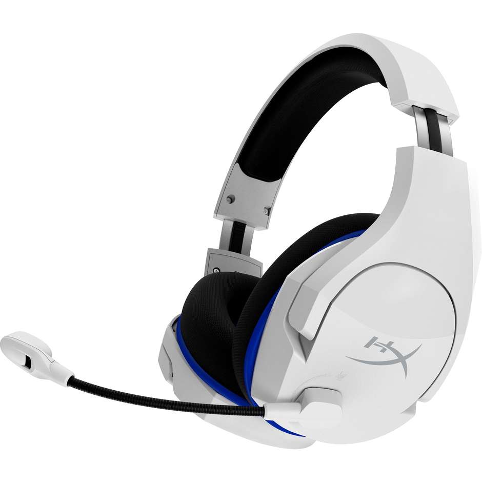 HyperX Cloud Stinger Core Wireless (4P5J1AA) Cuffie Gaming Wireless 2.4 GHz per PS5 e PC Bianco e Blu