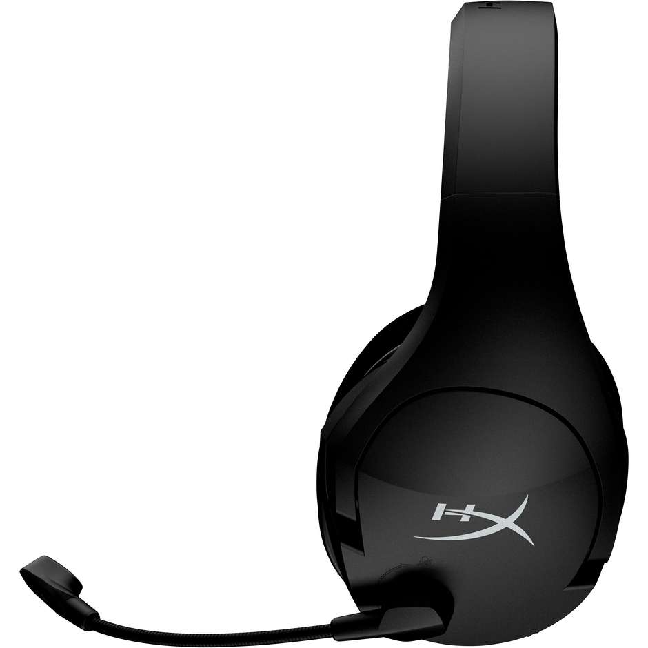 HyperX Cloud Stinger Core Wireless + 7.1 Cuffie Gaming Senza Fili 2.4 GHz Driver 40mm DTS Spatial Audio Microfono Mute Nero (4P4F0AA)