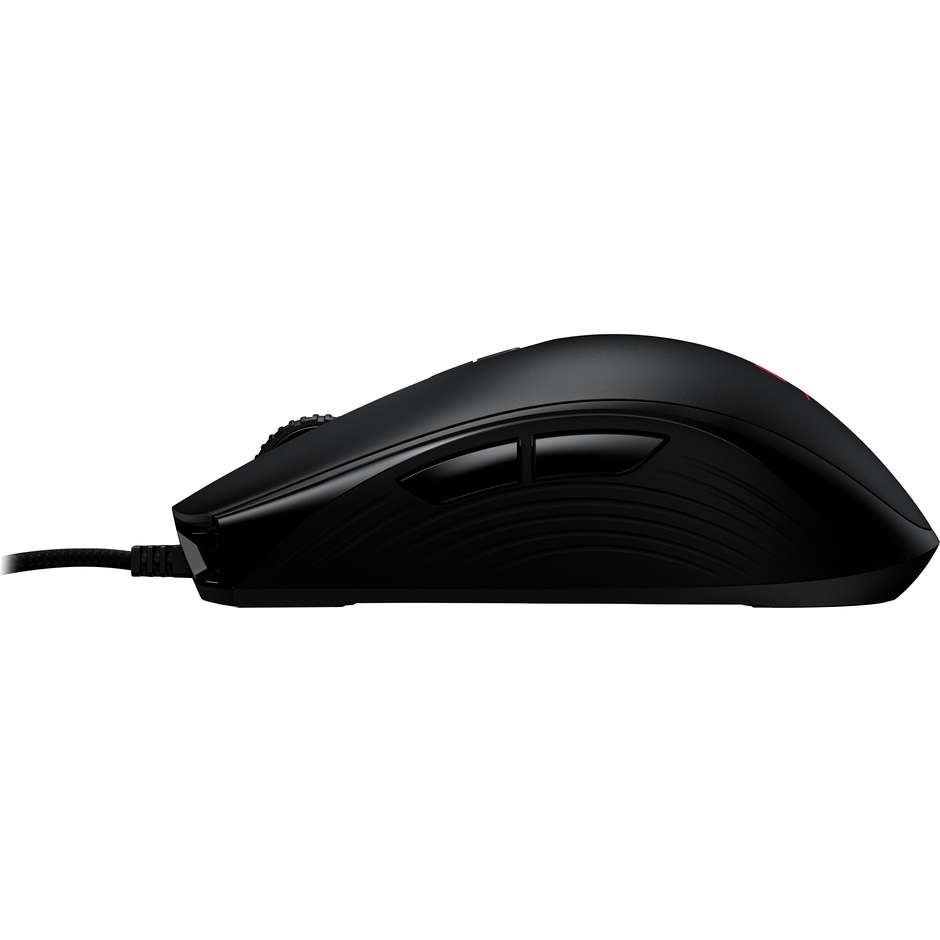 HyperX Pulsefire Core Mouse Gaming Ottico 6200 DPI Sensore Pixart 3327 LED RGB Nero