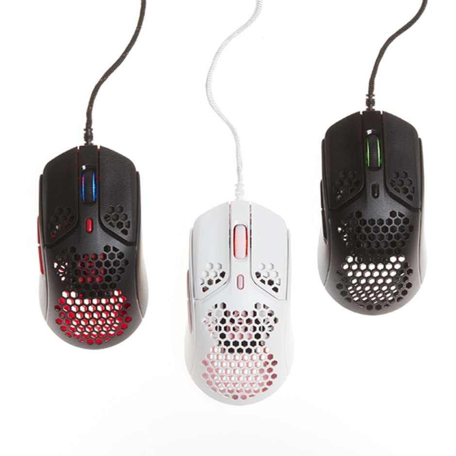 HyperX Pulsefire Haste mouse gaming USB 16000 DPI nero