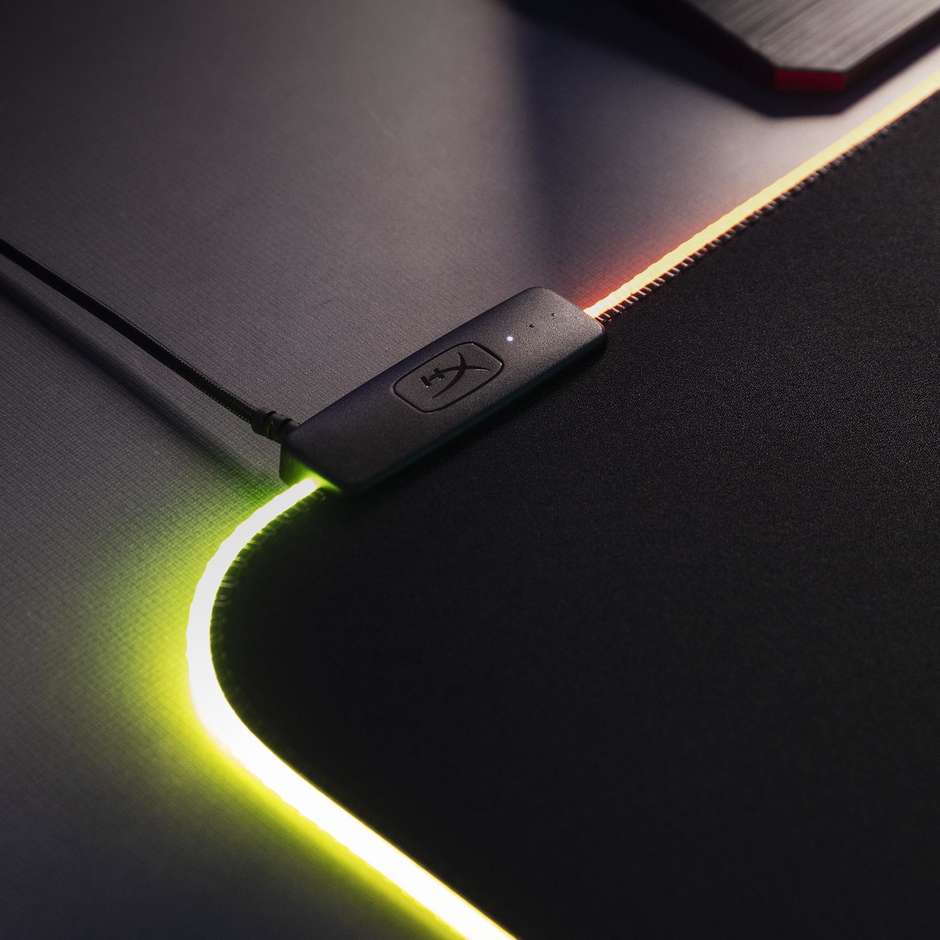 HyperX Pulsefire Mat Tappetino per Mouse da Gaming in Tessuto Taglia L con Base in Gomma Antiscivolo Nero 4Z7X4AA