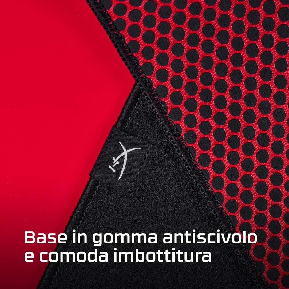 HYPERX Pulsefire Mat Tappetino per Mouse Gaming Tessuto ad Alta Densità Cuciture Anti-Sfilacciamento Taglia M