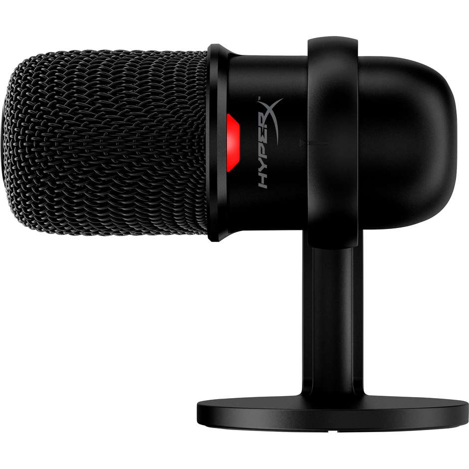 HyperX SoloCast Microfono USB a Condensatore Cardioide con Sensore Tap-to-Mute e Supporto Orientabile Nero (4P5P8AA)