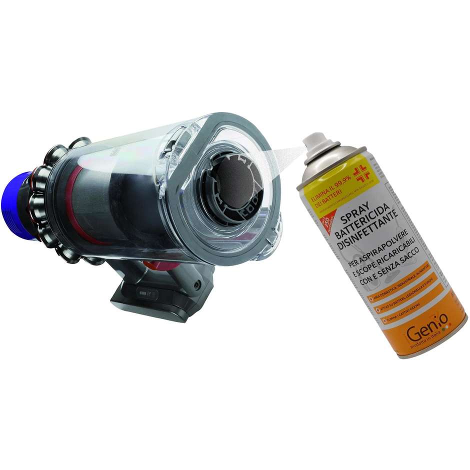 I-Genio 919 Spray Disinfettante Battericida e Antiodore per Aspirapolvere e Filtri 400 ml
