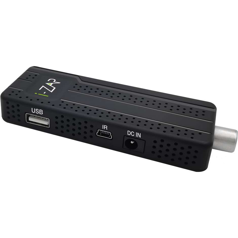 I-ZAP IZAPT405 Decoder digitale Terrestre HD DVB-T2 HDMI USB Colore Nero