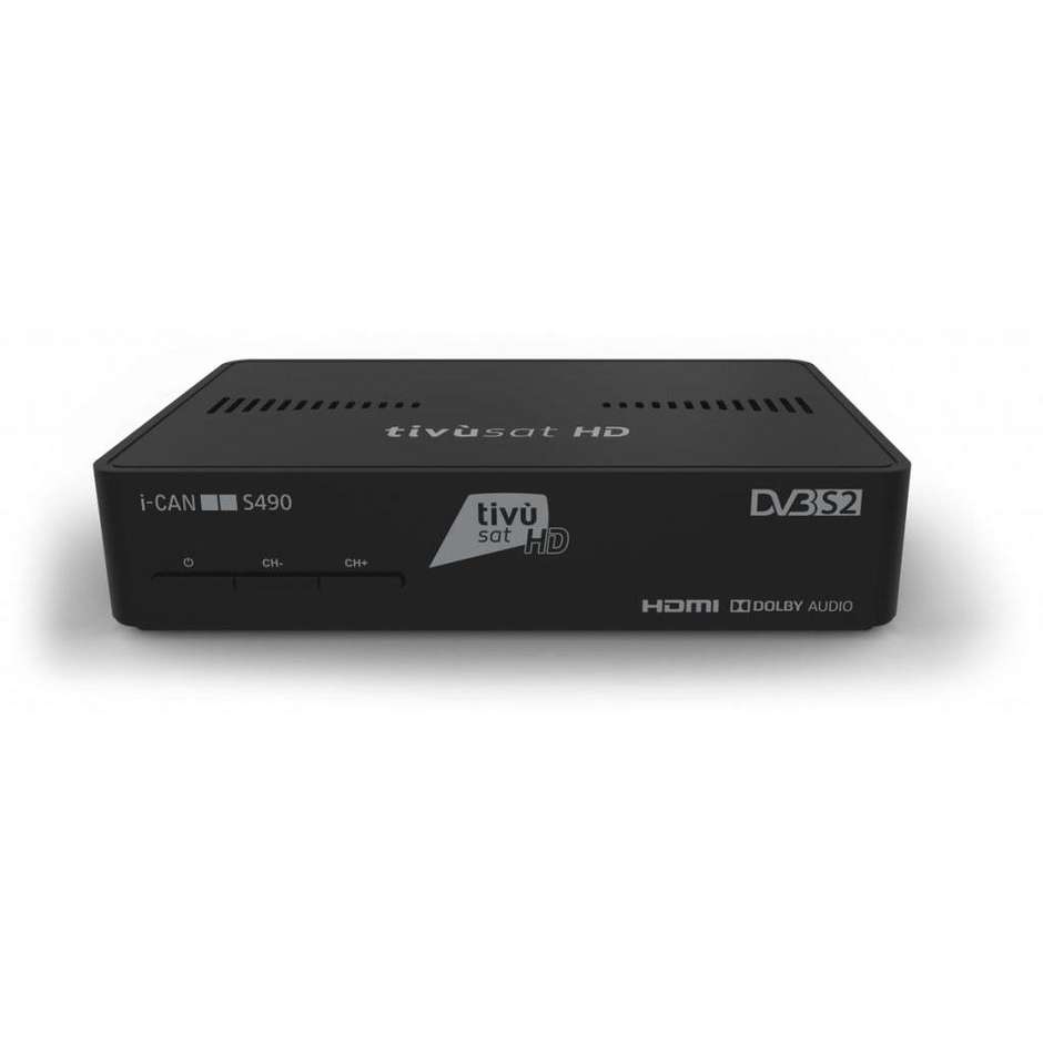 ICAN-ADB S490 Set-top box TV Cavo, Ethernet Satellite HD Colore Nero