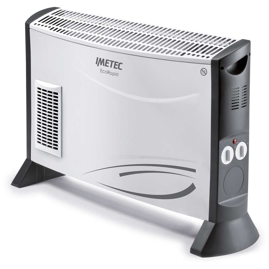 Imetec 4034 termoventilatore a bassi consumi energetici potenza max 2000 watt