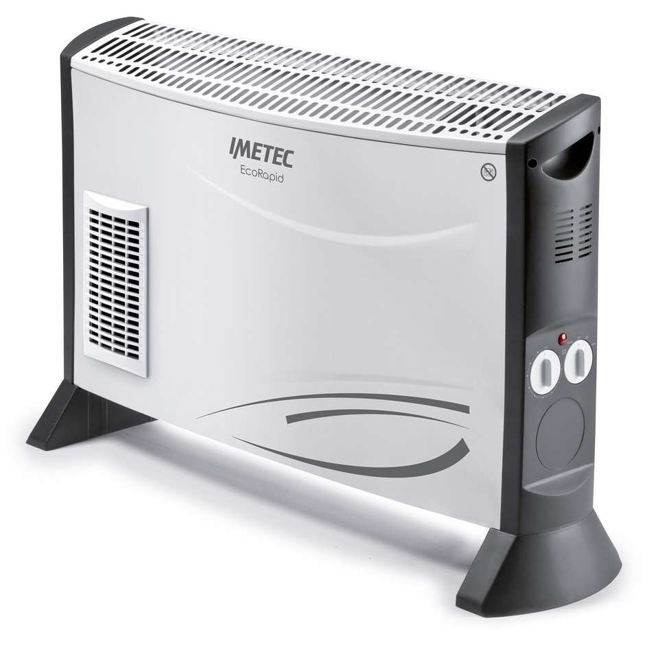 IMETEC 4034 Termoventilatore Elettrico Compatto 2000 W Termostato Regolabile Bianco