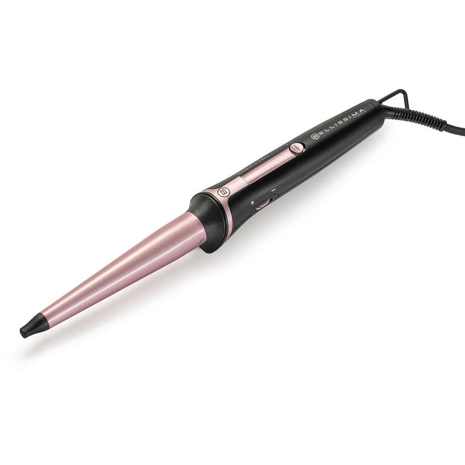 Imetec Bellissima 11949 Ferro Arricciacapelli Conico 13-25 mm Ceramica e Titanio 40 W Nero e Oro