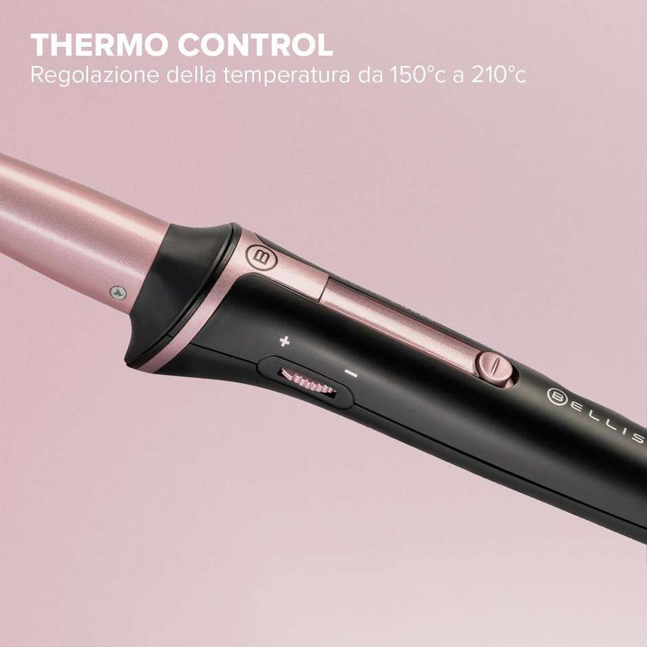 Imetec Bellissima 11949 Ferro Arricciacapelli Conico 13-25 mm Ceramica e Titanio 40 W Nero e Oro