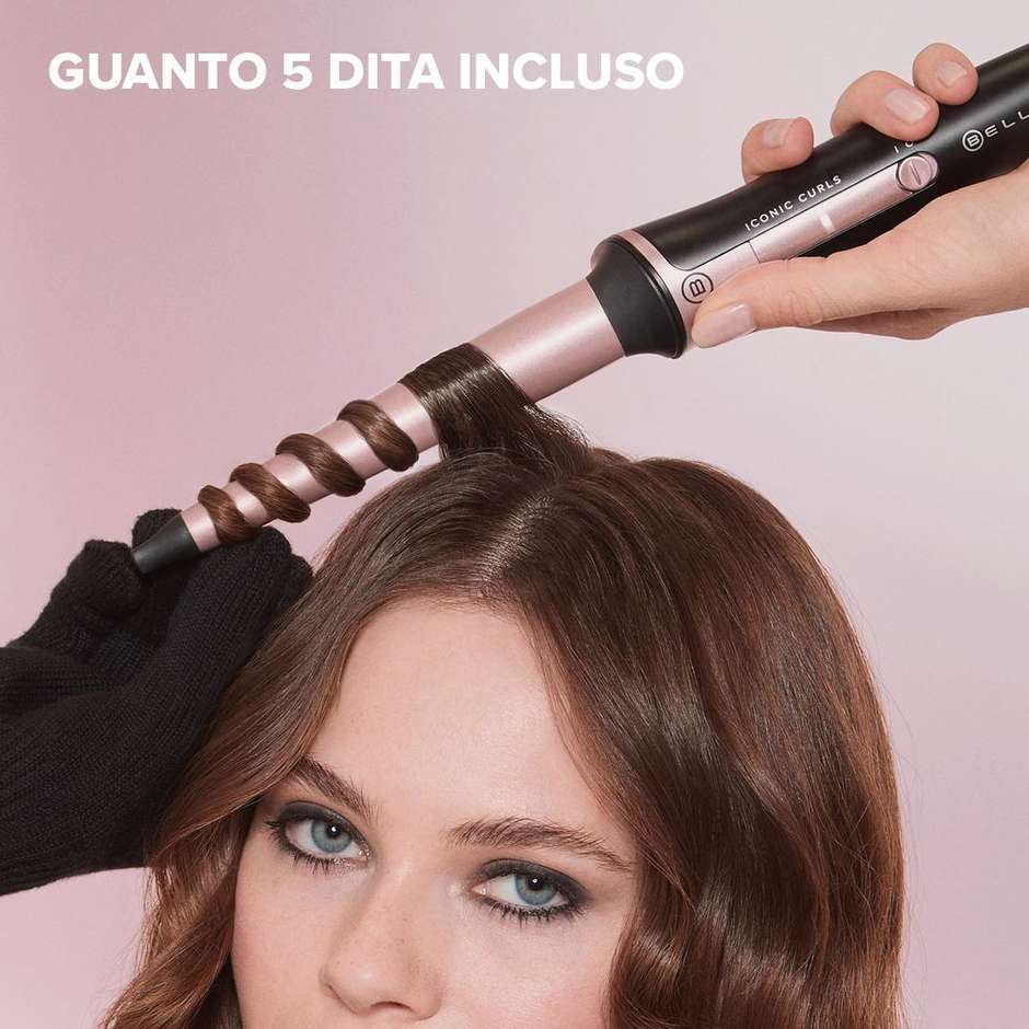 Imetec Bellissima 11949 Ferro Arricciacapelli Conico 13-25 mm Ceramica e Titanio 40 W Nero e Oro