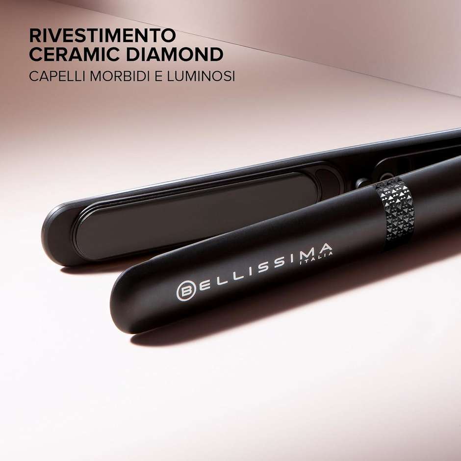 Imetec Bellissima Creativity 11874 Piastra per Capelli con Piastre Oscillanti e Ceramica Nero