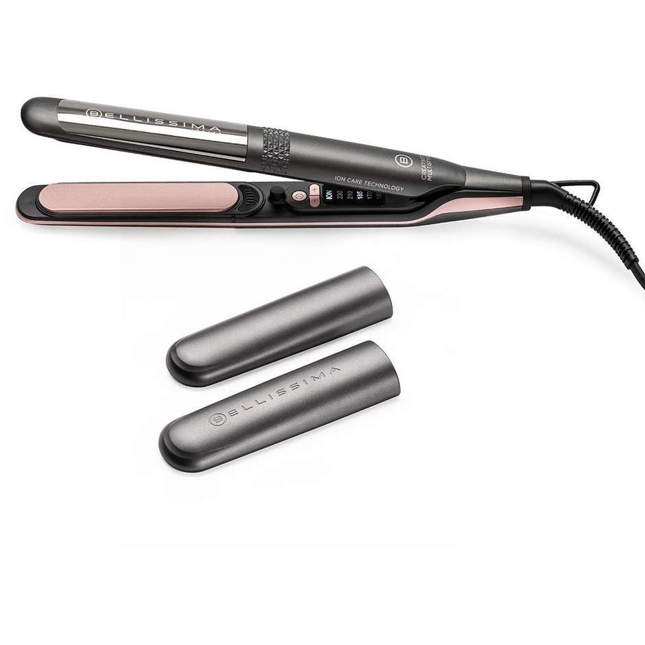 Imetec Bellissima Creativity Multistyle 11876 Piastra Lisciante e Arricciacapelli Nero e Rosa