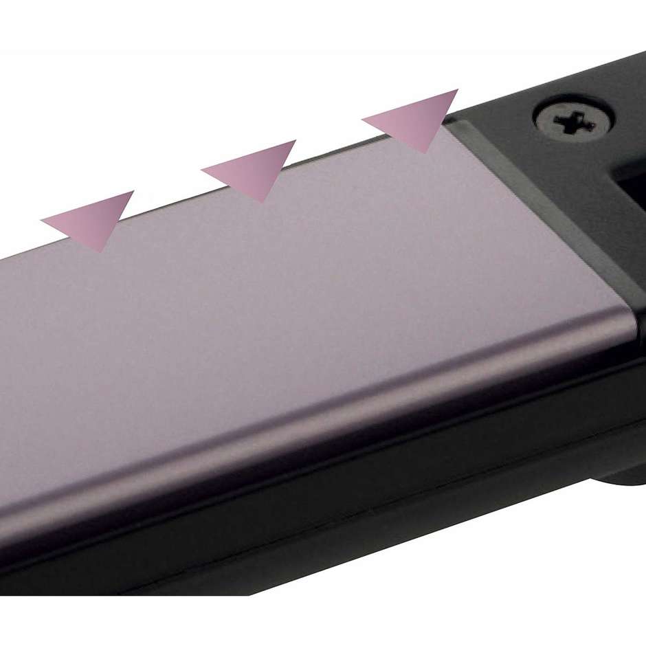 Imetec Bellissima Intellisense B24 100 Piastra con Tecnologia Termo-Sensibile 220 °C Nero e Rosa