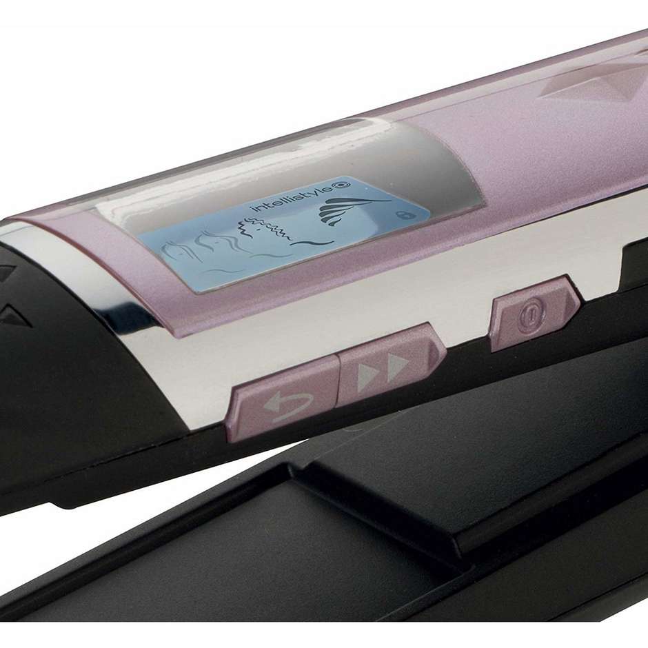 Imetec Bellissima Intellisense B24 100 Piastra con Tecnologia Termo-Sensibile 220 °C Nero e Rosa