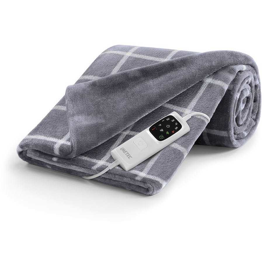 Imetec Caldoplaid Velvet Square 16775, coperta elettrica 150 × 95 cm