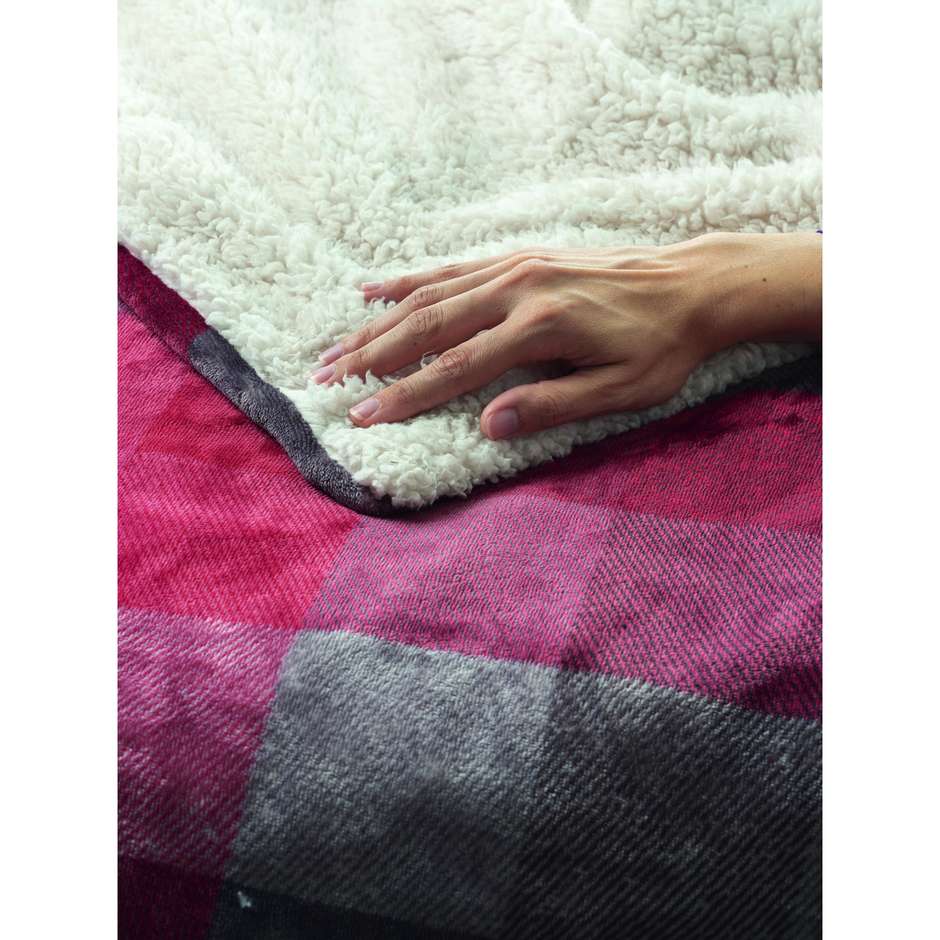 Imetec Caldoplaid Velvet Tartan 16715, coperta elettrica 160 × 120 cm