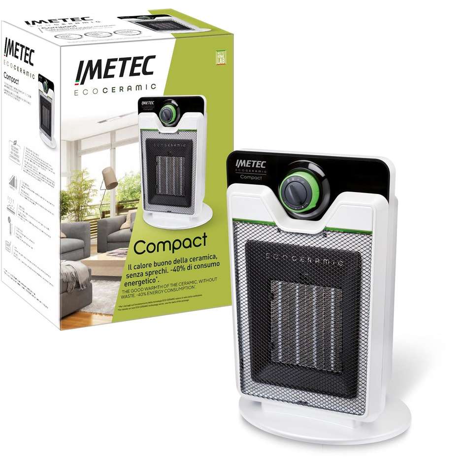 Imetec Ceramic Compact 4033 termoventilatore ceramico oscillante 2000 W