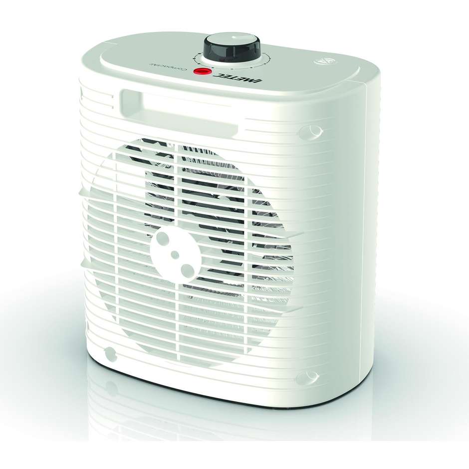 Imetec Compact Air 4032 Termoventilatore 2000 W Bianco con Termostato Regolabile e Protezione Antigelo