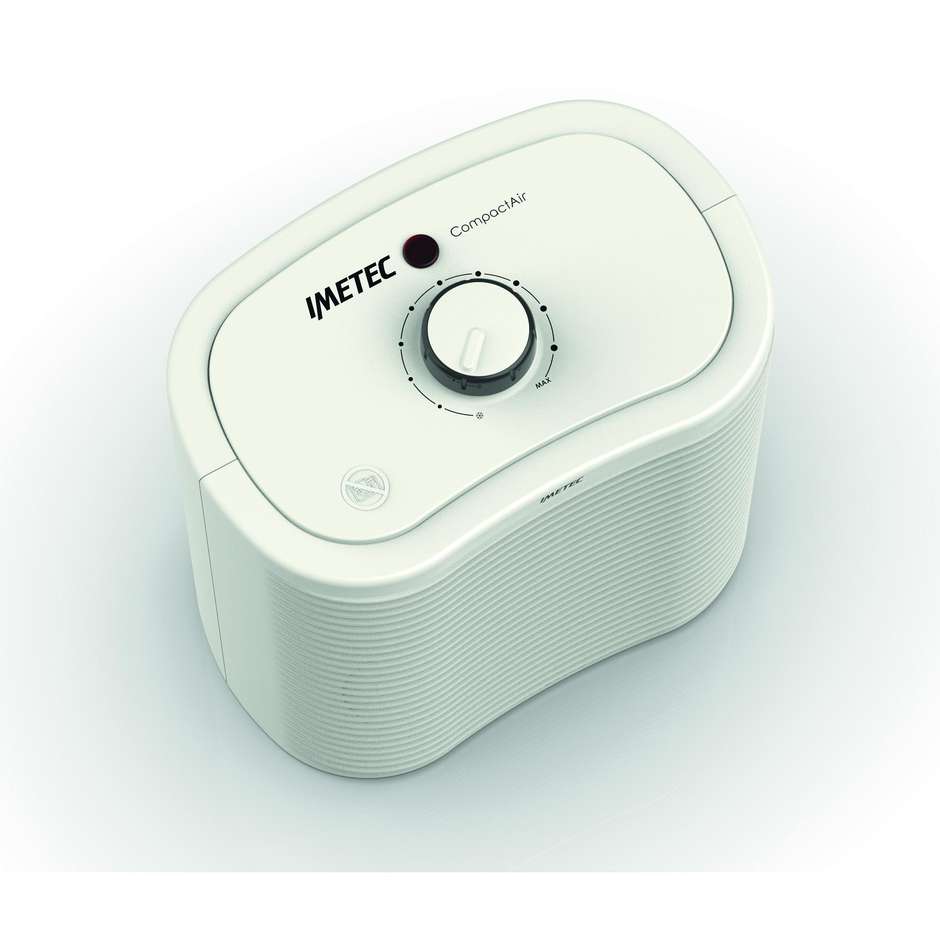 Imetec Compact Air 4032 Termoventilatore 2000 W Bianco con Termostato Regolabile e Protezione Antigelo