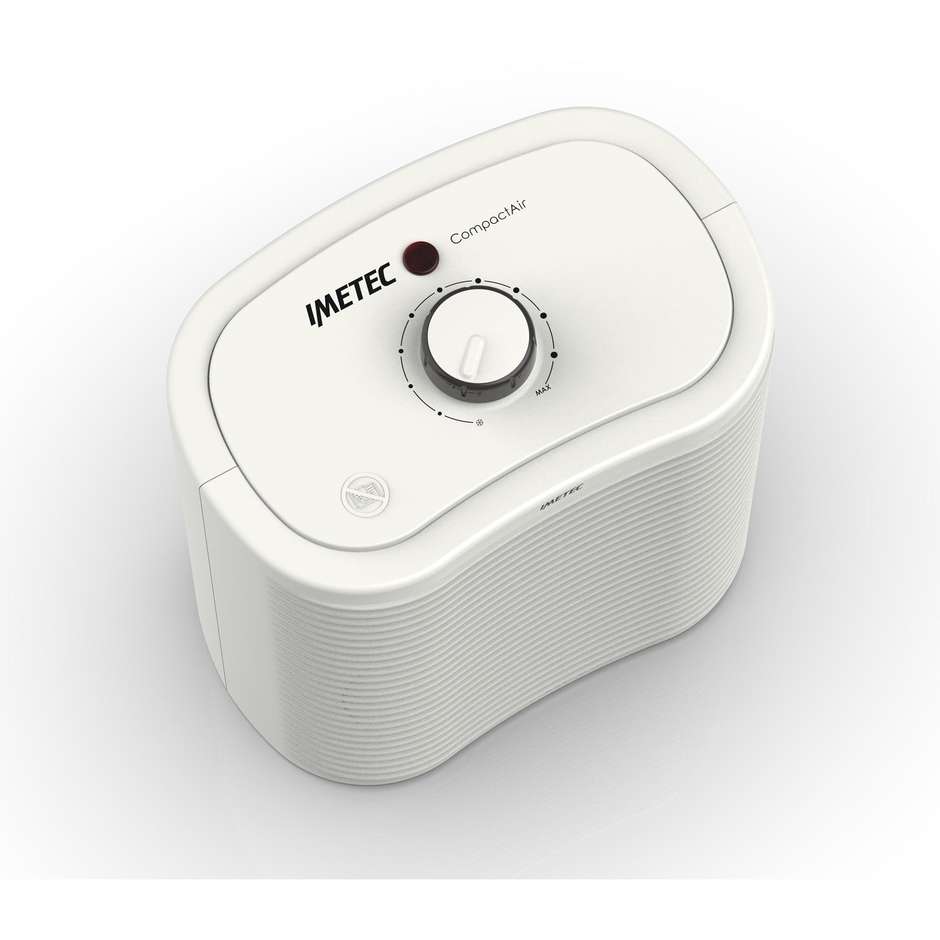 Imetec Compact Air 4032 Termoventilatore 2000 W Bianco con Termostato Regolabile e Protezione Antigelo