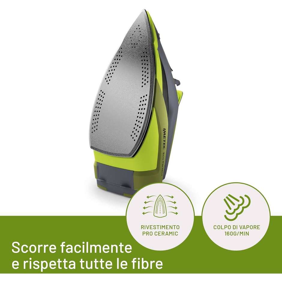 Imetec Eco Perfect ferro da stiro a secco e a vapore 2400 W